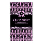 311-CHIC COUTURE LACE BLACK SWIRLS BUSINESS CARD