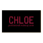 311-Chic Personalised Premium Name Business Card business cards