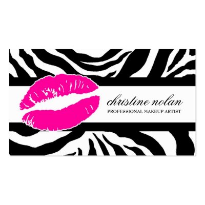 311 Christine Kiss | Zebra Business Cards by Jill311