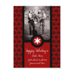 311-CHRISTMAS CARD WITH SNOWFLAKE POSTCARD
