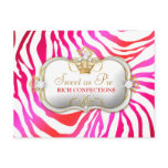 311 Ciao Bella Cherry Cake Zebra Post Card