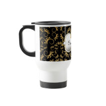 311 Ciao Bella Golden Divine Black Mugs