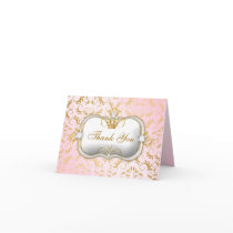 311 Ciao Bella Golden Divine Pink Thank you Greeting Cards