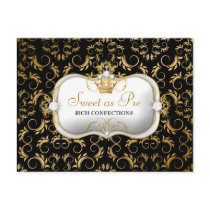 311 Ciao Bella Golden Divine Rich Black Postcard
