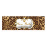 311-Ciao Bella Leopard business cards