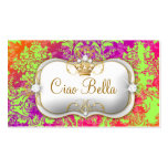 311 Ciao Bella "Lime Crush" Vintage Chic Business Card Templates