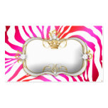 311 Ciao Bella Zebra Cherry Cake Name Card Business Card Templates