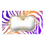 311 Ciao Bella Zebra Warm Sun Burst Name Card business cards