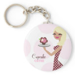 311-Cupcake Cutie Light Blond Wavy Key Chain