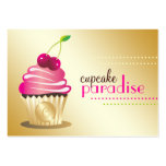 311 Cupcake Paradise Monogram Business Cards