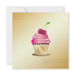 311-Cupcake Paradise Monogram Invitations