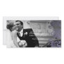 311 Dashing Damask | Hydrangea Purple Thank You Custom Photo Card