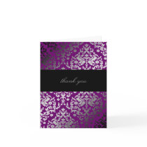 311-Dazzling Damask Extraordinary Purple Card