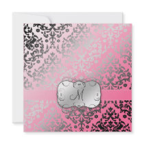 311-Dazzling Damask | Pink Flamingo