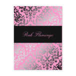 311-Dazzling Damask Pink Flamingo