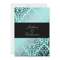 311-Dazzling Damask Turquoise
