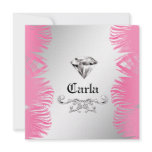 311-Diamond Luxe | Pink Feathers | Silver Backgrou Announcement