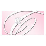 311-Diamond Monogram C business cards