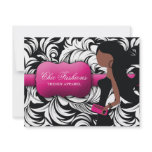 311 Fashionista Gift Card | African American invitations