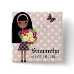 311-FLOWER GIRL PIN AFRICAN AMERICAN
