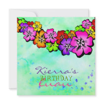 311-Flower Shower Lei Invitation | Water