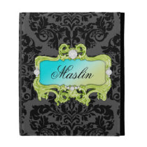 311 Glam Crazy Lime Aqua iPad Case caseable cases