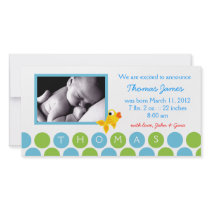 311-GOLD FINZ BABY BOY ANNOUNCEMENT 2