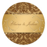 311-Golden diVine Sticker Chocolate Brown