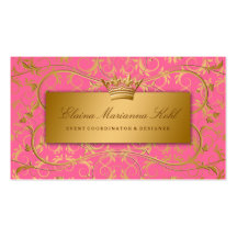 311-Golden diVine Strawberry Brulee Business Card