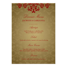 311-Golden Flame - Menu Personalised Announcements