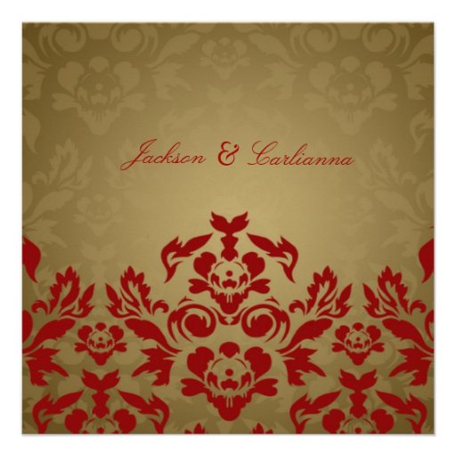 311-Golden Flame Square Invite