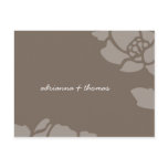 311-GOLDEN FLORAL IMPRINT SAVE THE DATE OR THANK U postcards