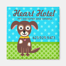 311-GROOMING KENNEL MAGNET