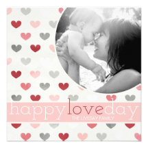 311 Happy Love Day Photo Valentine Personalized Announcements