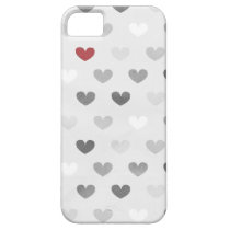 311 Heart Print Red Grey Background casemate cases