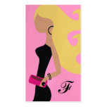 311-HIGH FASHIONISTA GOLD CARD SAYS IT ALL BUSINESS CARD