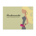 311-High Fashionista | Greens Color o Money Baby Postcard