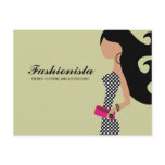 311-High Fashionista | Greens Colour o Money Baby postcards