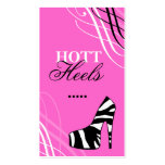 311-HOTT HEELS PINK BUSINESS CARD