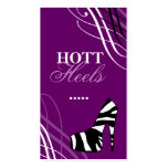 311-HOTT HEELS PURPLE HAZE BUSINESS CARD