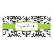 311 Icing on the Cake Lime Green Rack Card