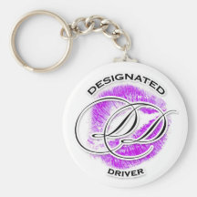 311-I'm A Double D (Designated  Driver) Purple Kis Keychain