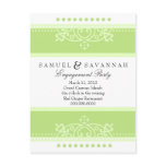 311-JEWELED MARGARITA ENGAGEMENT PARTY postcards