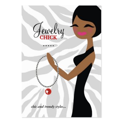 311-Jewellery Chick | African American Business Card Template by Jill311