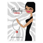 311 Jewelry Chick | Brunette Business Cards