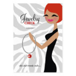 311-Jewelry Chick | Red Head Business Card Templates