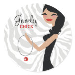 311-Jewelry Chick Sticker