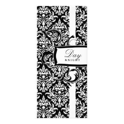 311-Julianna Day & Night Damask Full Color Rack Card by Jill311