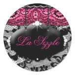 311-Lace de Luxe Pink Diamond STicker