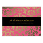 311 Ladonna Damask Pink Postcards